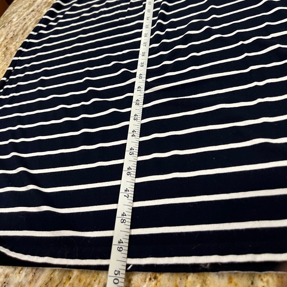 **With BONUS**Talbots Blue/White Striped Sleeveless Maxi Dress MP! Gently used! - Picture 7 of 16